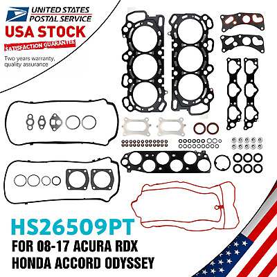 #ad High sealing OEM# Replace HS26509PT Head Gasket Set For 2008 2017 Honda Accord $61.69