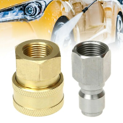 #ad Efficient G38 Male and Female Coupling for Seamless Pressure Washer Operation $14.13