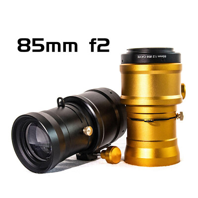 #ad Prime Petzval Metal Lens 85mm For Canon EF EFM Fuji XF Sony E M43 Mount Camera $128.24