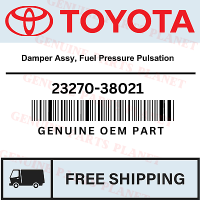 #ad OEM TOYOTA TUNDRA 08 20 Damper Assy Fuel Pressure Pulsation 23270 38021 $166.30
