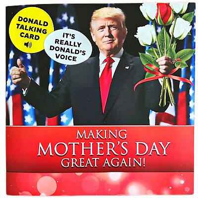 #ad TALKING Trump Mothers Day Card Funny Mothers Day Card Trump#x27;s REAL Voice ... $12.14