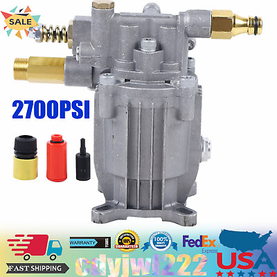 #ad 2700 PSI Pressure Washer Pump For 3 4quot; Horizontal Crank Shaft Engines 2.5 GPM $51.30