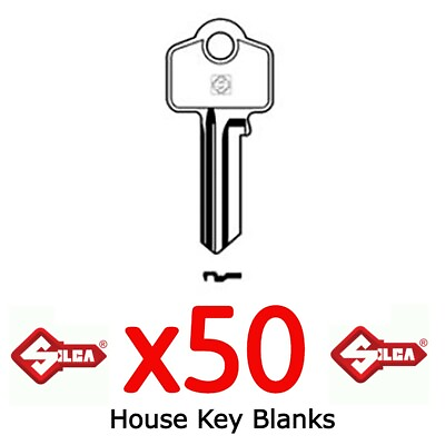 #ad #ad Silca WHITCO House Key Blanks WC2 x50 BULKLOT Keyblanks UNCUT BRAND NEW AU $76.00