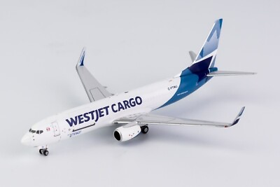 #ad New NG Models 58135 Westjet Cargo Boeing 737 800BCF reg: C FTWJ 1:400 diecast $49.90