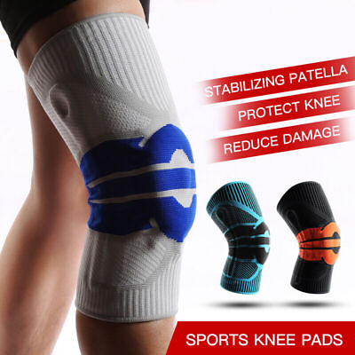 #ad 1 Pair Knee Compression Sleeves Knee Pads Leg Sleeve for Basketball Volleyball $15.99