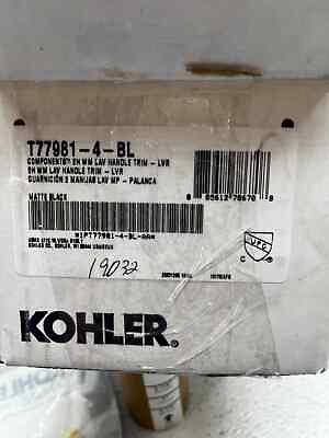 #ad Kohler T77981 4 BL Components Lever Handles READ** $99.99