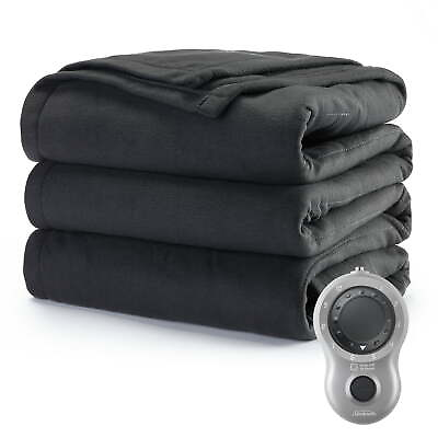 #ad Heated Electric Blanket Bedding Home Full Size Cozy Fleece Sleep Better Blanket $24.40
