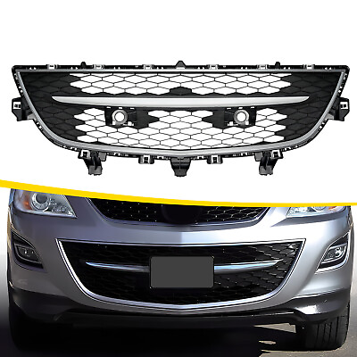#ad Front Bumper Lower Bumper Grille With Chrome Molding For Mazda CX 9 2010 2012 $187.99