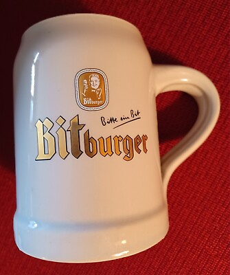 #ad BITBURGER Oktoberfest Suncoast Stoneware Beer Mug Stein. $8.99
