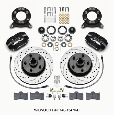 #ad Wilwood Forged Dynalite M Front Kit 11.30in 1 PC Rotoramp;Hub Drill 65 69 Mustang $937.29