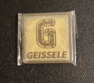 #ad #ad GEISSELE AUTOMATICS TRIGGER quot;Gquot; PVC PATCH GREEN TAN HOOK AND LOOP BACKING $10.00