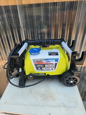 #ad RYOBI 1900 PSI 1.2 GPM Cold Water Wheeled Electric Pressure Washer used tested $70.00