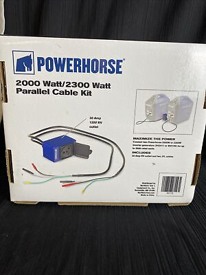 #ad #ad Powerhorse Parallel Cable Kit Connects 2000 Watt or 2300 Watt Inverter $65.00