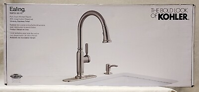 #ad #ad Kohler Ealing R28703 SD VS Pull Down Kitchen Faucet With Soap Dispenser $107.50