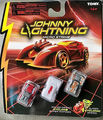 #ad Johnny Lightning Micro Strike 3 Pack **Rare Chase “White Lightning”** $9.25
