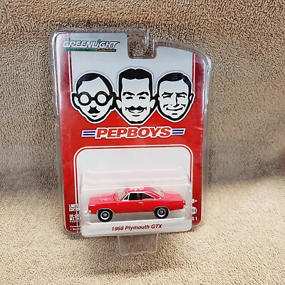 #ad Diecast 1968 Plymouth GTX. Pepboys Exclusive. 1:64. New. Greenlight. $19.99