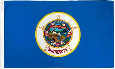 #ad State of Minnesota Flag 3x5FT MN Midwest Dorm Gift Man Cave St Paul 100D FABRIC $12.88