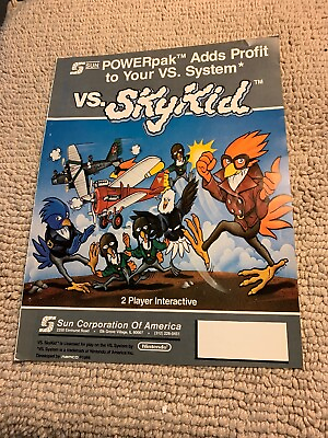 original 1986 11 8.5#x27;#x27; Sky Kid Nintendo Sun Vs System arcade video game FLYER $8.49