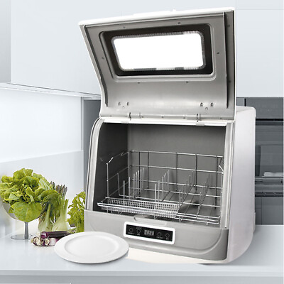 #ad Mini Countertop Dishwasher Apartment Camper Compact Dishwasher 3 Programs 1200W $171.57