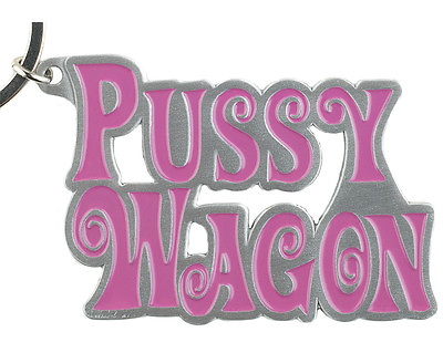 #ad Pussy Wagon Metal Key Chain Keyring As Seen in Kill Bill $8.00