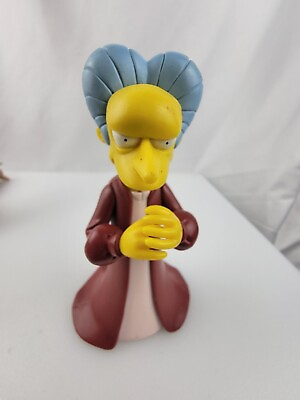 #ad 5quot; THE SIMPSONS MR BURNS  MONTGOMERY BURNS  PLAYMATES INTERACTIVE $29.99