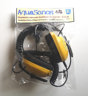 #ad Underwater headphones quot;AquaSonosquot; for Nokta Makro LegendSimplexKruzer..... $94.00