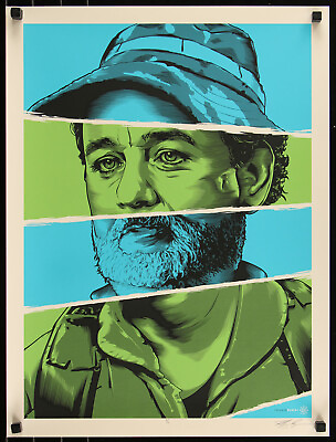 #ad #ad Bill Murray by Jeff Boyes 18 70 Screen Print Movie Art Poster FrankenMurray $145.00