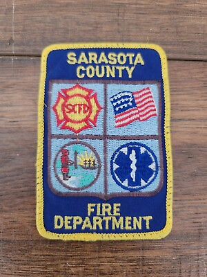 #ad Sarasota County Fire Department Patch Florida FL $8.24