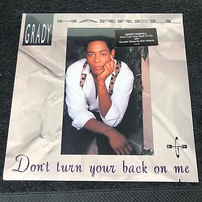 #ad Grady Harrell Don#x27;t Turn Your Back on Me New Sealed 12quot; RCA Records 1990 $2.36