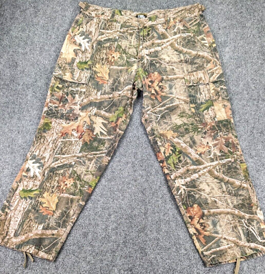 #ad Ridge Hunter Essentials Camo Pants Men#x27;s XL Cabelas Thermolite Hunting Woods $25.88