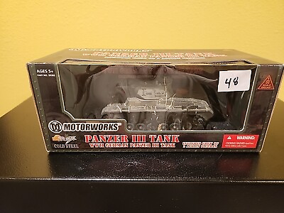 #ad 21st Cent Ultimate Soldier Motorworks 99302 PANZER III TANK WWII 1:32 scale NIB $90.00