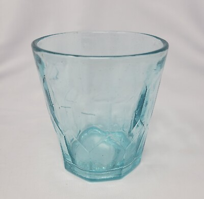 #ad Victorian EAPG Glass Light Blue Tumbler 1850#x27;S 3 1 2quot; $150.00