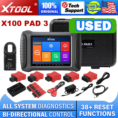 #ad XTOOL X100 PAD 3 Auto Full System OBD2 Scanner Key Programmer Diagnostic Tool $655.99