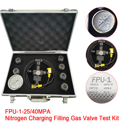 #ad Nitrogen Charging Filling Gas Valve Test Pressure Test Kit Gas Charging System $148.20