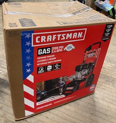 #ad #ad CRAFTSMAN 3100 PSI at 2.4 GPM 3100 PSI 2.4 GPM Cold Water Gas Pressure Washer $249.99