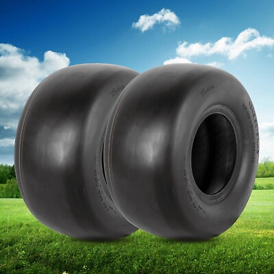 #ad Set Of 2 13x6.50 6 Lawn Mower Tires 4Ply 13x6.50x6 Garden Tractor Tubeless Tyres $62.98