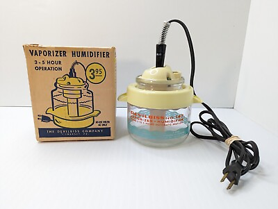 #ad Vintage Vaporizer Humidifier DevilBiss Model 147 With Original Box Tested $22.50