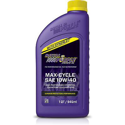 #ad #ad Royal Purple 01315 Max Cycle 10W 40 Motorcycle ATV Engine Oil Choose Quart Qty $21.39
