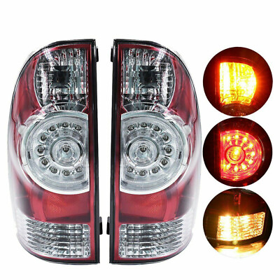 #ad Pair LeftRight Rear LED Tail Lights Brake Lamps For 2005 2015 Toyota Tacoma New $49.29