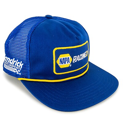 #ad #ad Chase Elliott 2024 NAPA Racing Rope Snapback Mesh Hat Blue $28.95