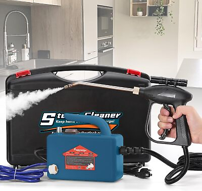 #ad High Pressure Steam Cleaner 1700W Handheld for Grout Tile Portable Washer $151.19
