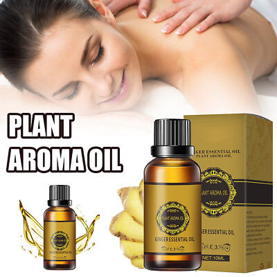3PCS Belly Drainage Ginger Oil Weight Loss Body Massage Lymph Detoxification US $10.64