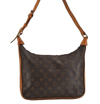 #ad Authentic Louis Vuitton Monogram Boulogne 30 Shoulder Cross Bag Old Model 2294J $273.00