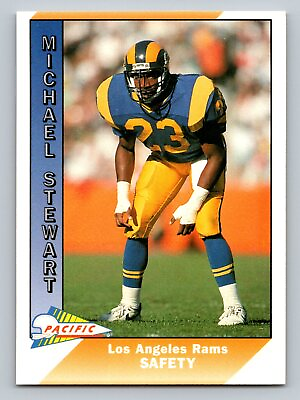 #ad Michael Stewart 1991 Pacific #261 Los Angeles Rams $1.39