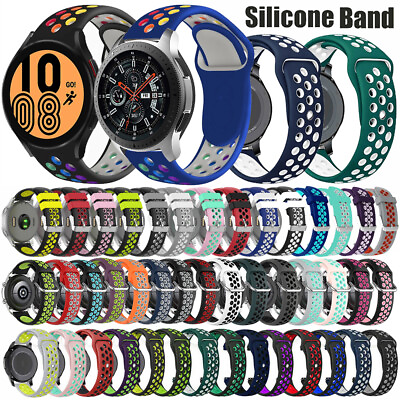 18mm 19mm 20mm 22mm Sport Silicone Smart Watch Band Wrist Strap Replacement Belt #ad $3.79