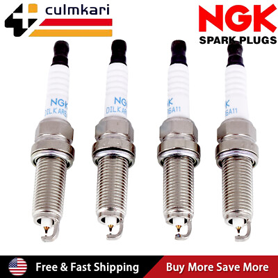 #ad #ad 4Pc NGK DILKAR6A11 Iridium Spark Plug 22401 JA01B For Nissan Altima Rogue Sentra $14.45
