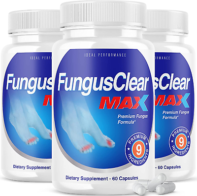 #ad #ad 3 Pack Fungus Clear Max Toenail Pills 180 Capsules $79.95