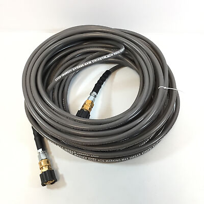 #ad Yamatic Grey Non Marking 4200 PSI Pressure Washer Hose 1 4quot; x 100 FT Used $89.99