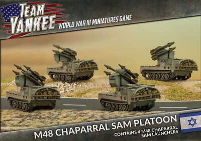 #ad World War III Team Yankee Oil Wars: Israeli M48 Chaparral SAM Platoon TIBX07 $51.00