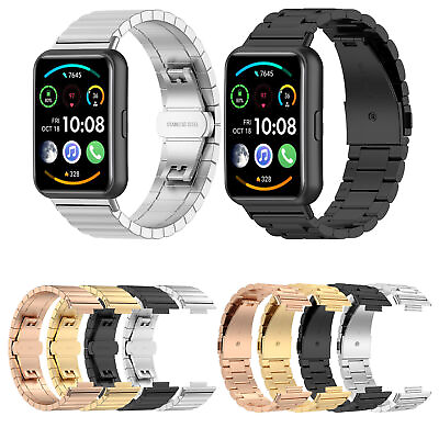 #ad #ad Steel Watch Strap for Huawei Watch Fit 2 Huawei Watch Fit 2 Active Parts AU $16.40
